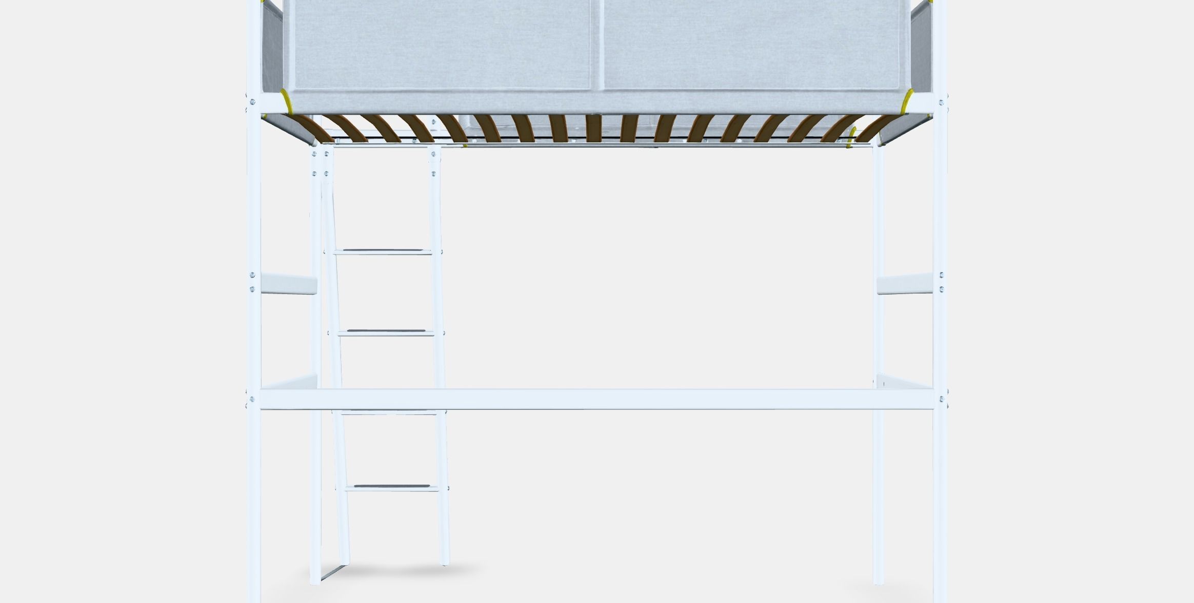 VITVAL loft bed frame 1 Low-poly 3D model_15