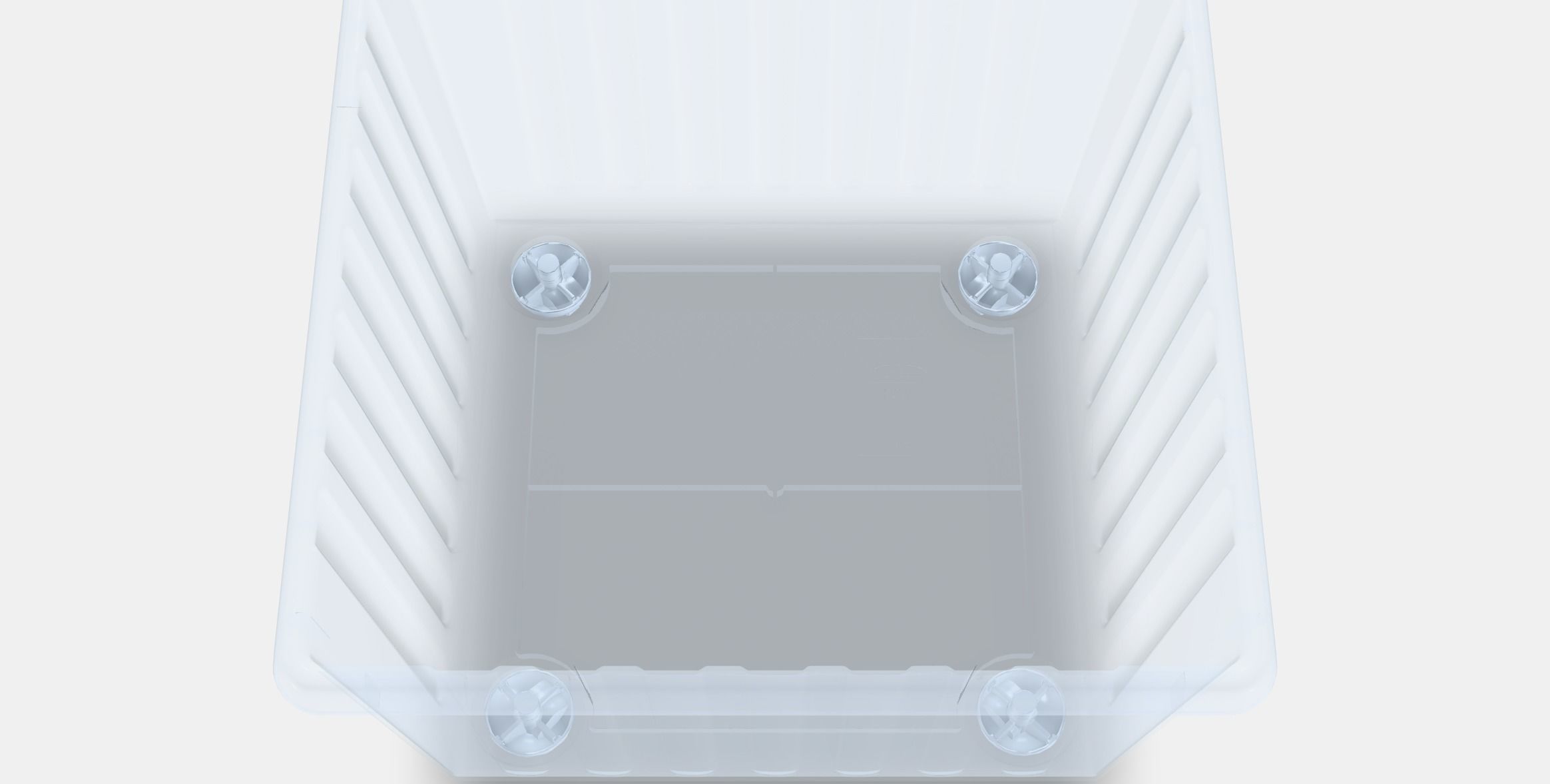 VESSLA box on castors Low-poly 3D model_8