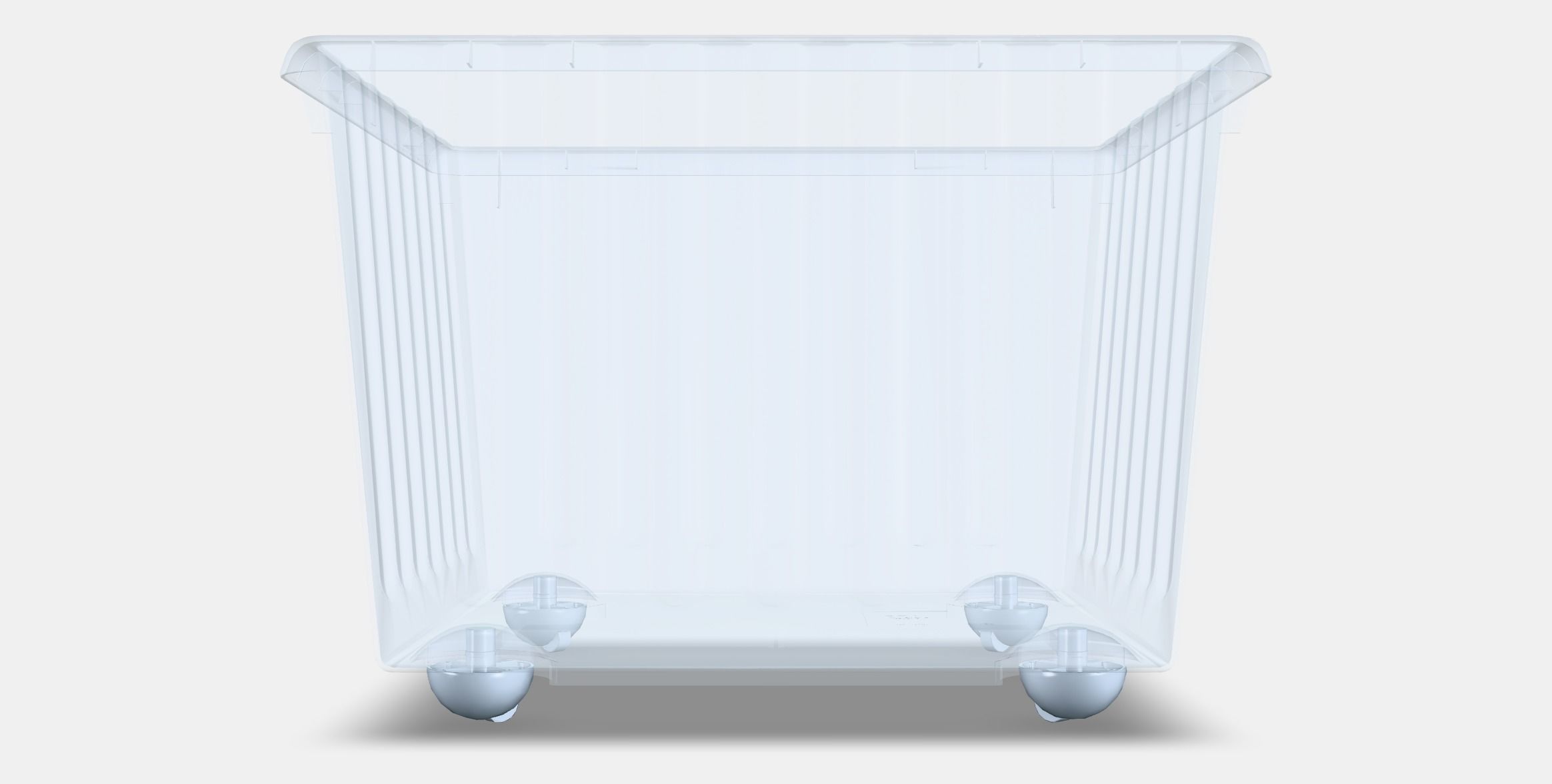 VESSLA box on castors Low-poly 3D model_15