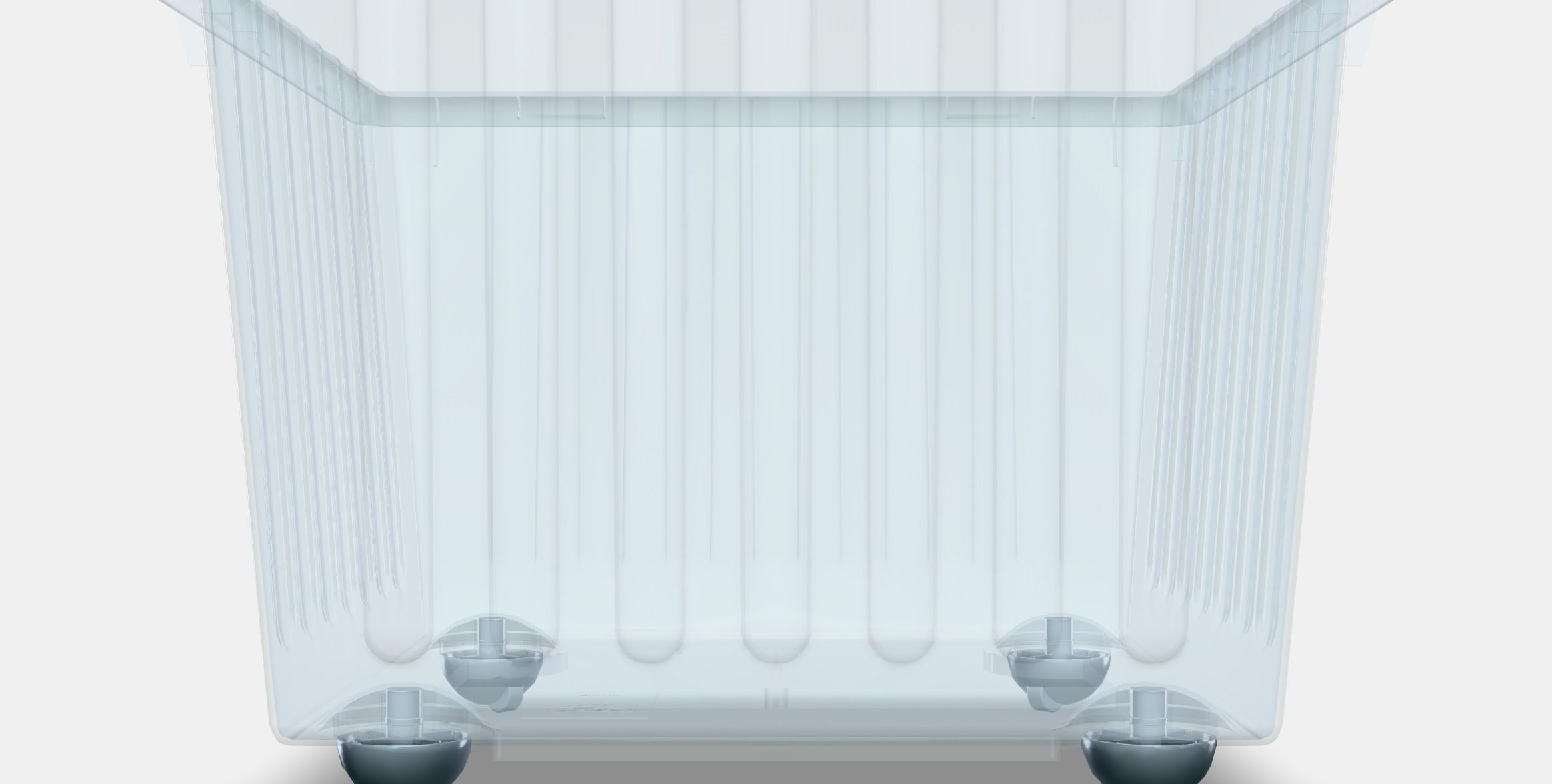 VESSLA box on castors Low-poly 3D model_11