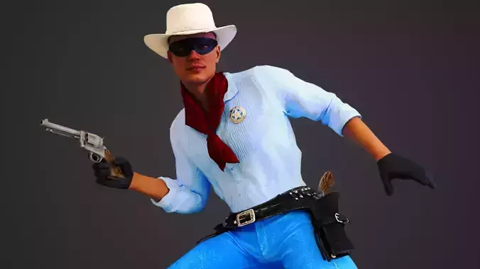 The Lone Ranger  3D model