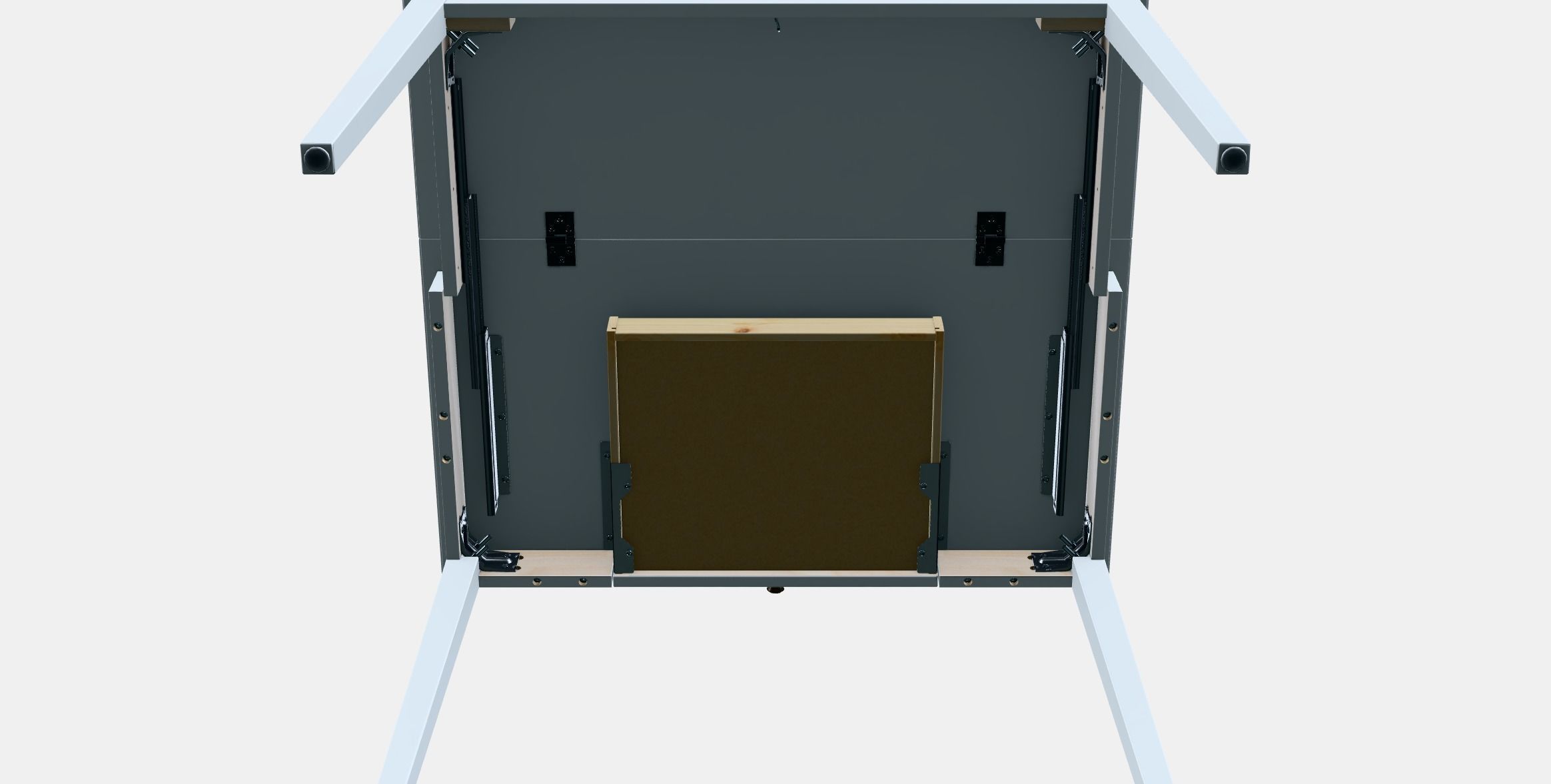 IDANAS folding table Low-poly 3D model_7