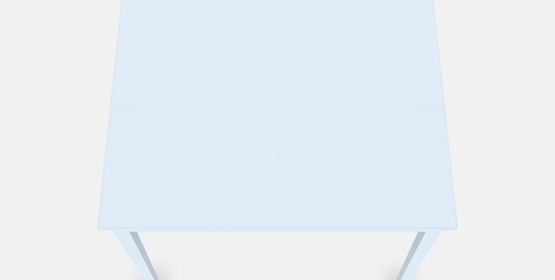 IDANAS folding table Low-poly 3D model_2