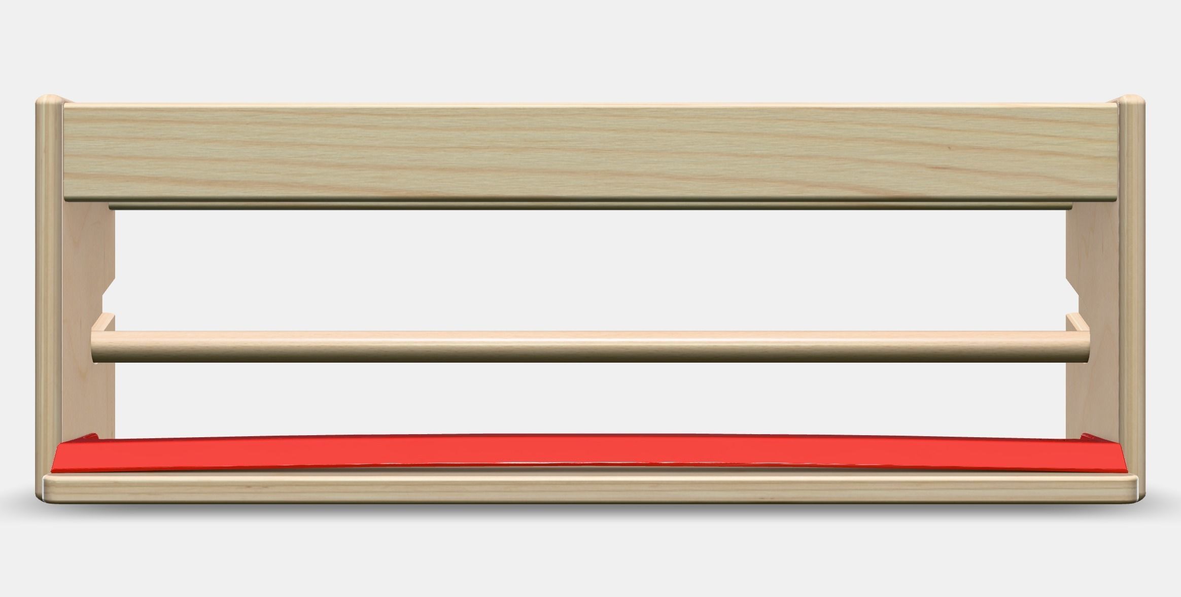 MALA paper roll holder with shelf Low-poly 3D model_11