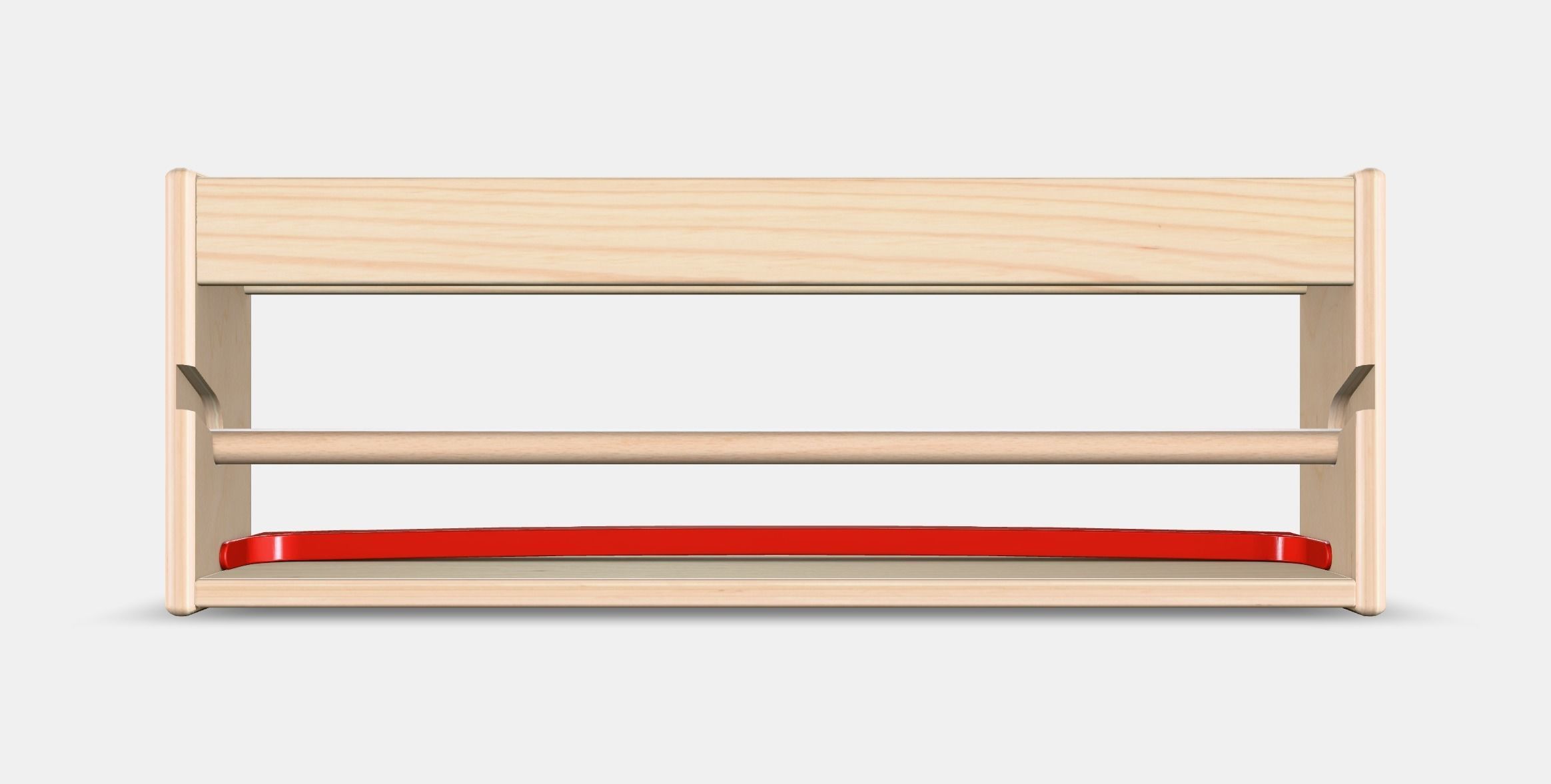 MALA paper roll holder with shelf Low-poly 3D model_15