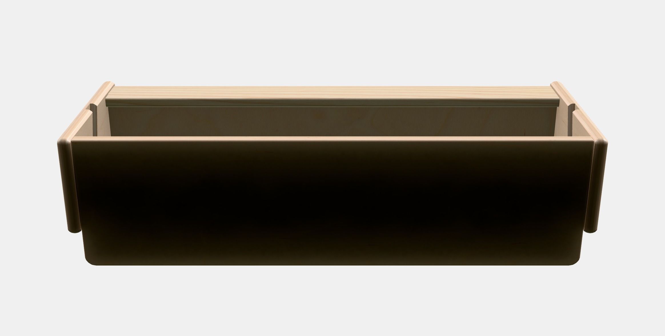 MALA paper roll holder with shelf Low-poly 3D model_7