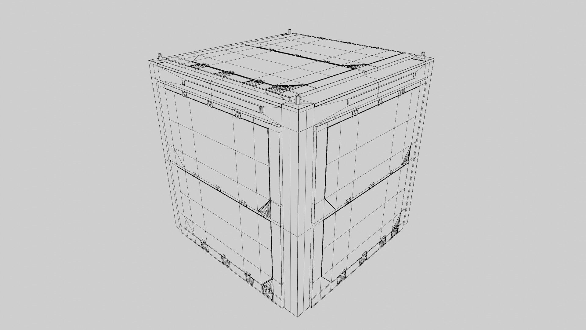 Nano Satellite 3D model_6