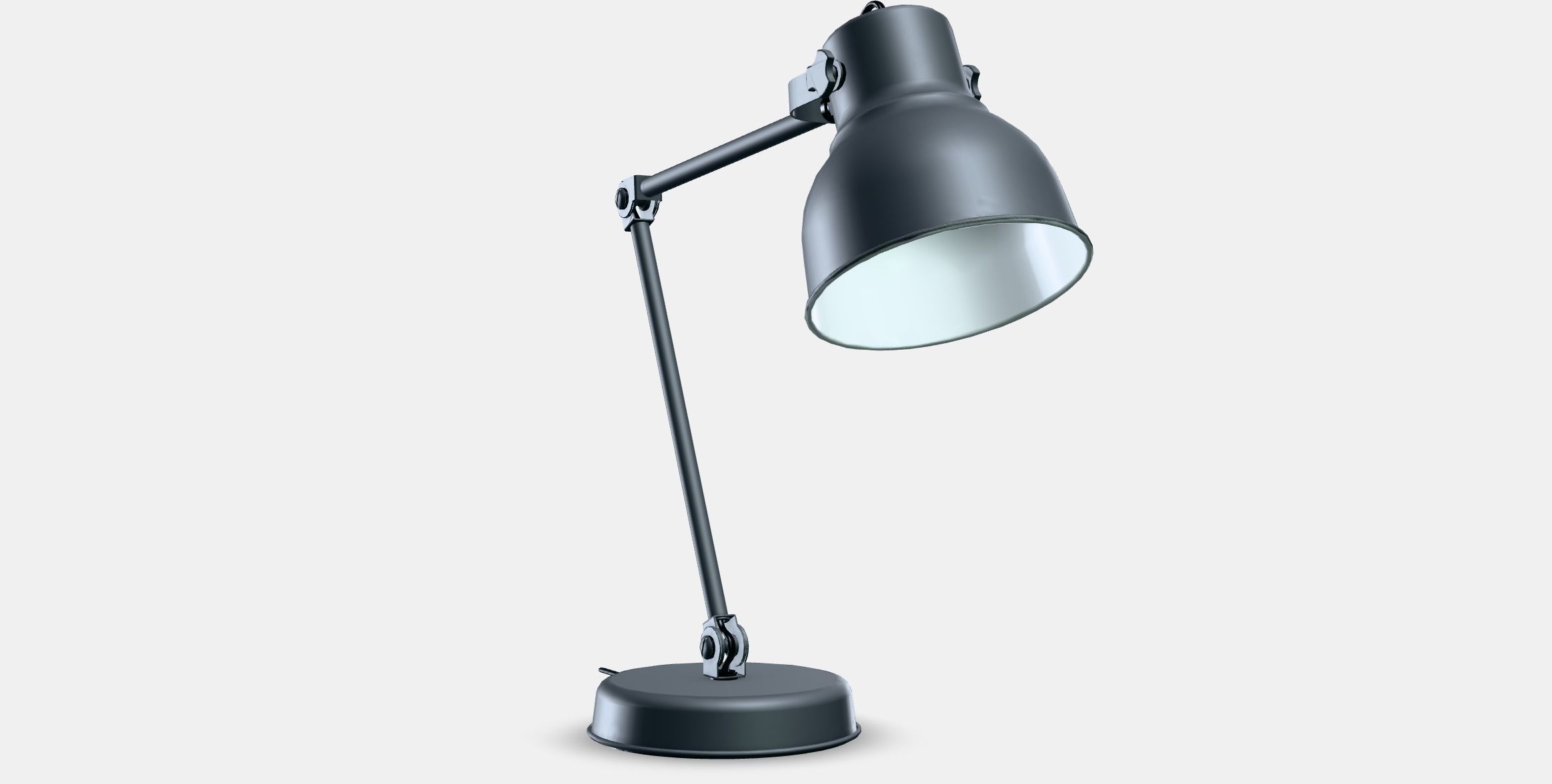 HEKTAR desk lamp 1 Low-poly 3D model_9