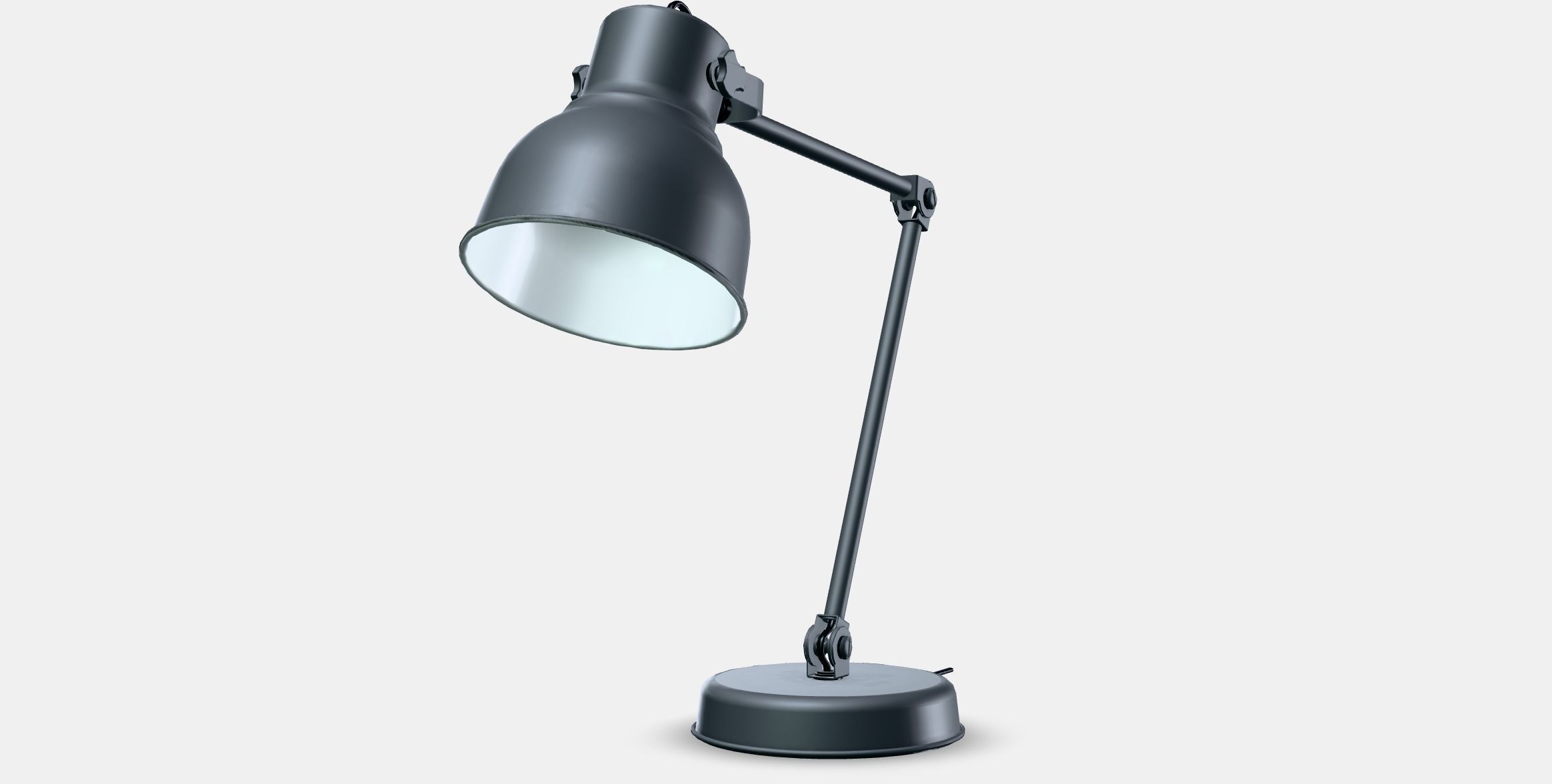 HEKTAR desk lamp 1 Low-poly 3D model_13
