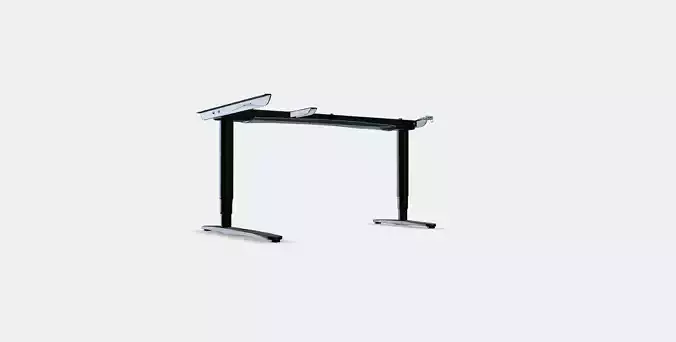 BEKANT Gest f corner desk sit-stand el