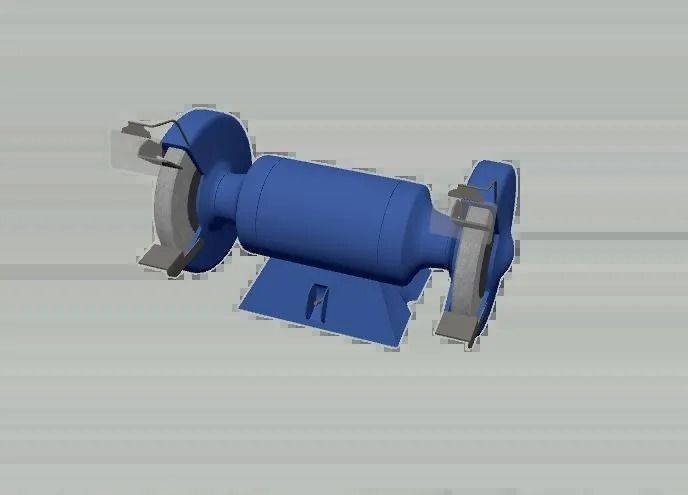 Bench Grinder 3D print model_2