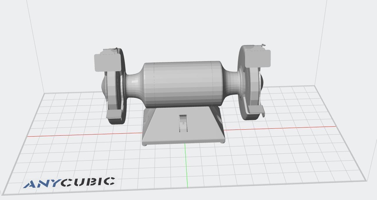 Bench Grinder 3D print model_1