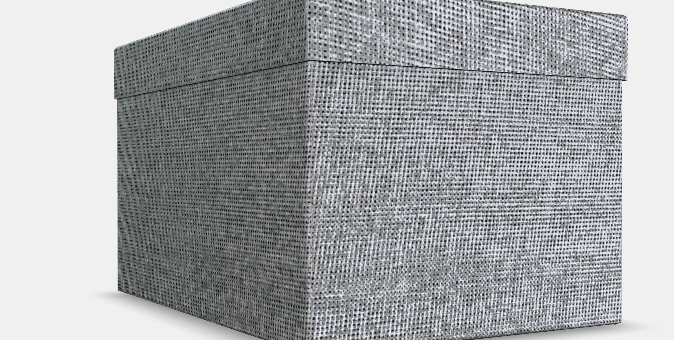 KVARNVIK box with lid 1 Low-poly 3D model_3