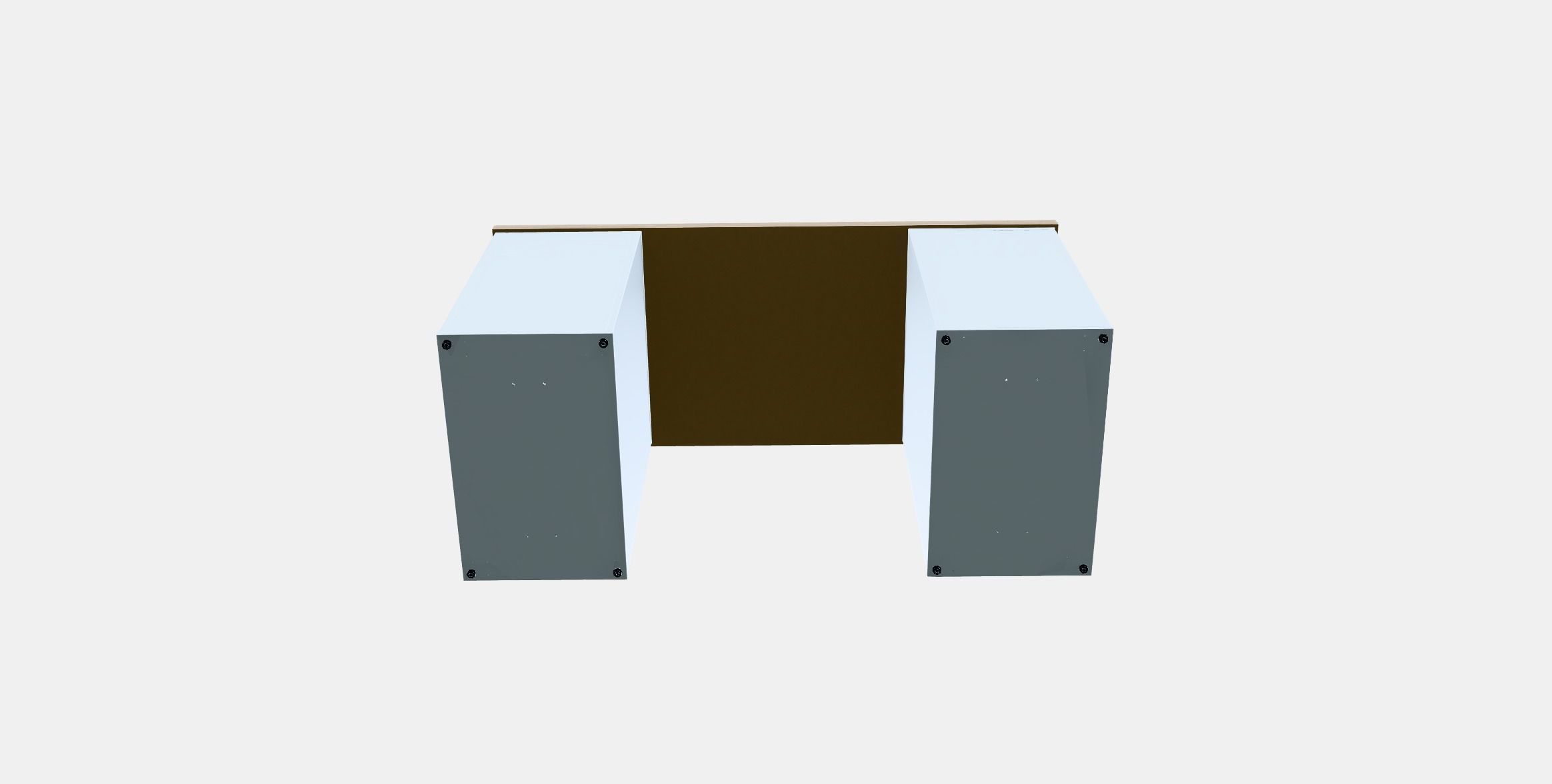 LAGKAPTEN - ALEX desk 6 Low-poly 3D model_7