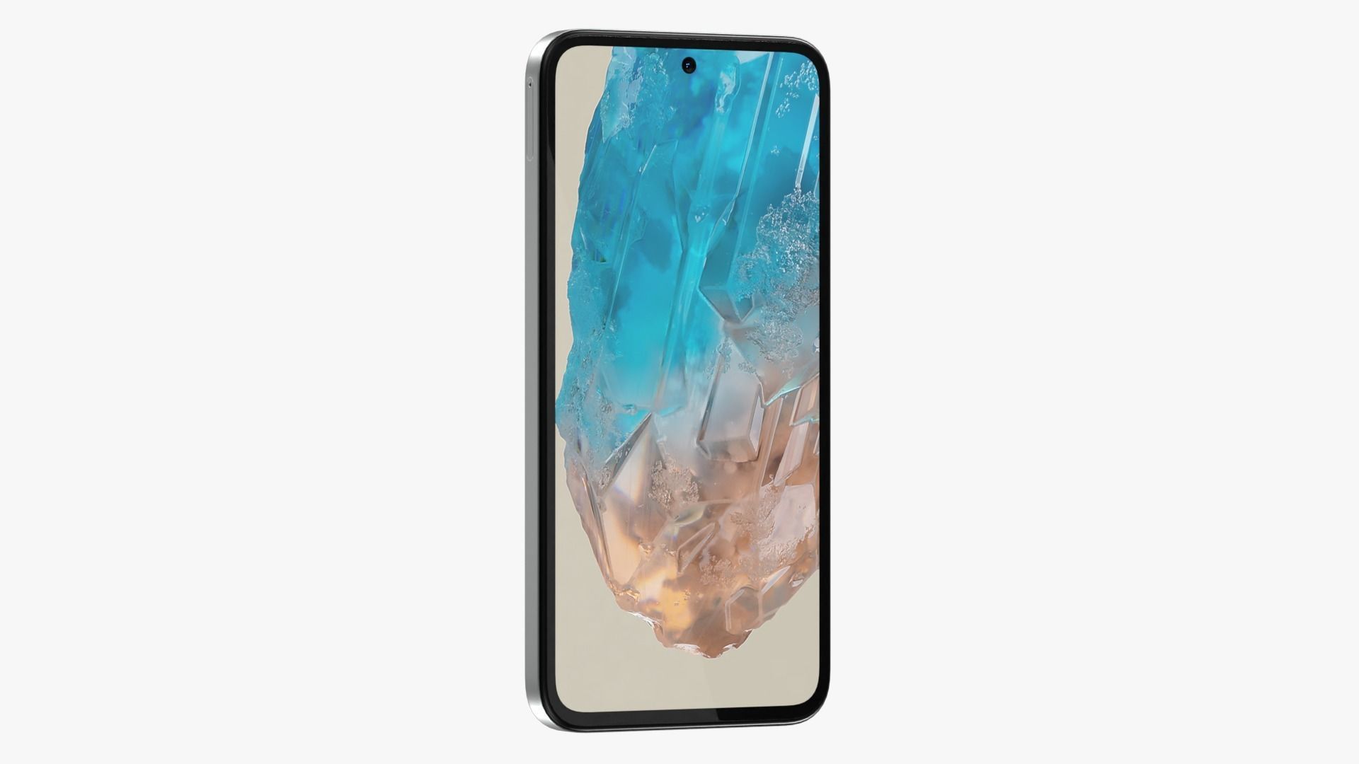 Samsung Galaxy M35 Gray Low-poly 3D model_8