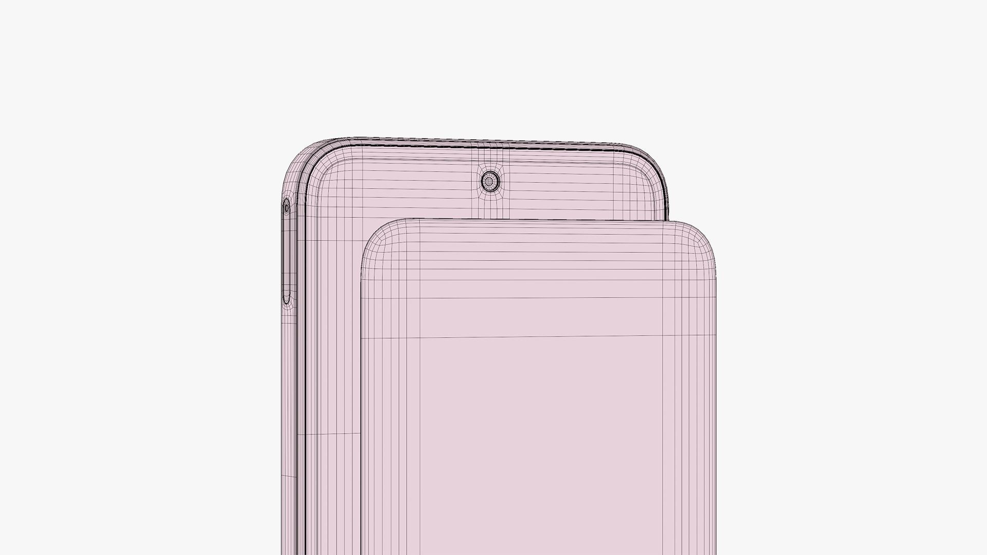 Samsung Galaxy M35 Gray Low-poly 3D model_15