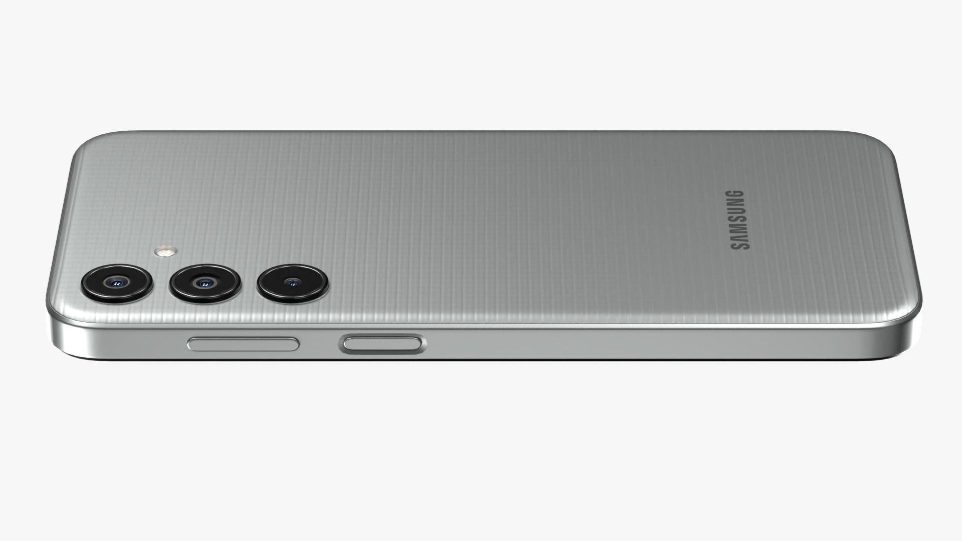 Samsung Galaxy M35 Gray Low-poly 3D model_4