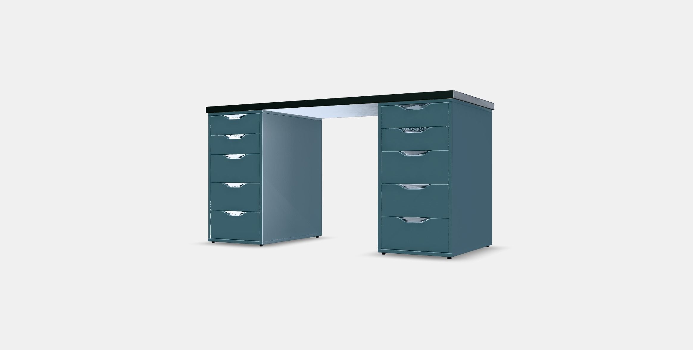 LAGKAPTEN - ALEX desk 7 Low-poly 3D model_12