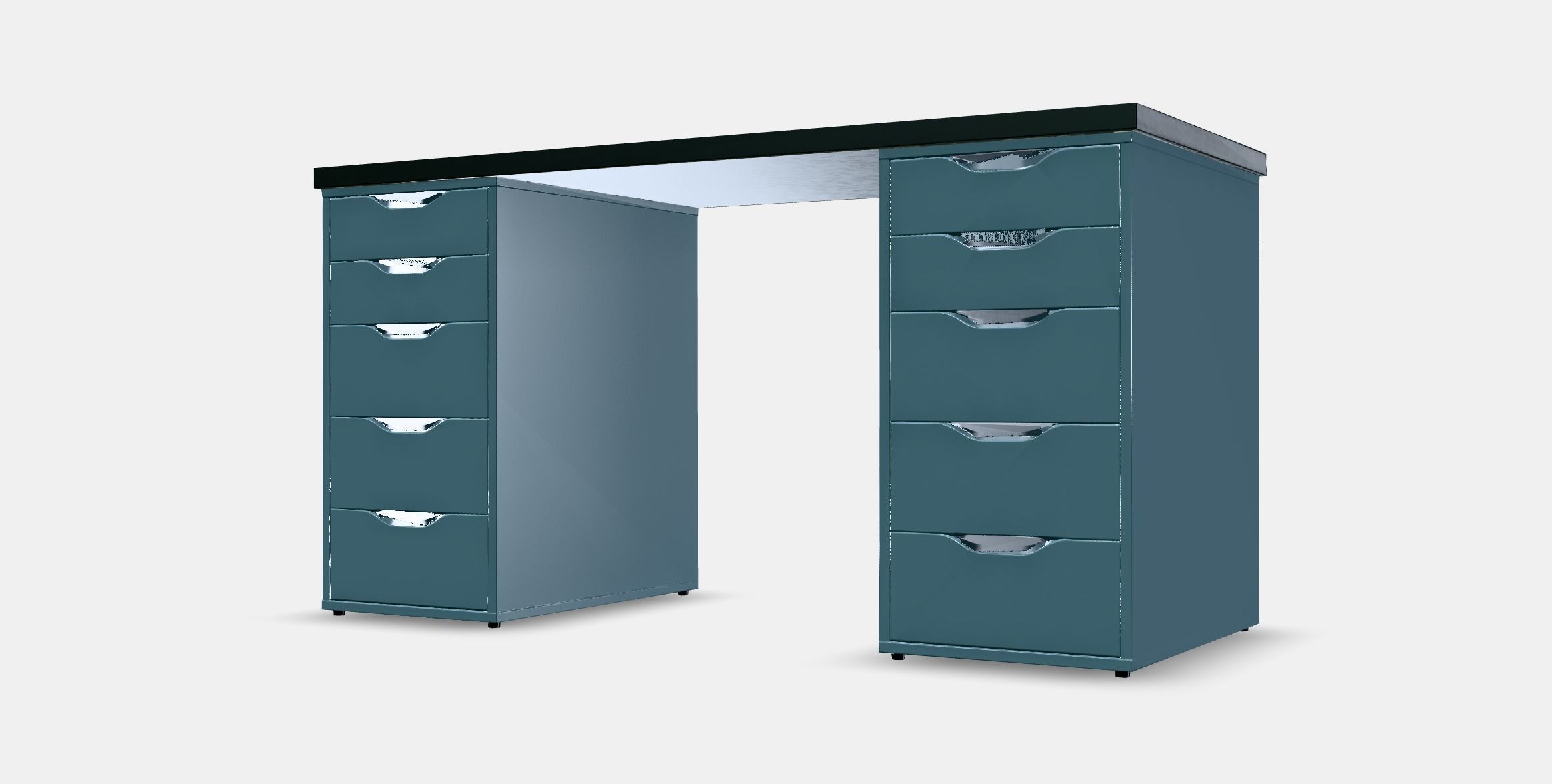 LAGKAPTEN - ALEX desk 7 Low-poly 3D model_13