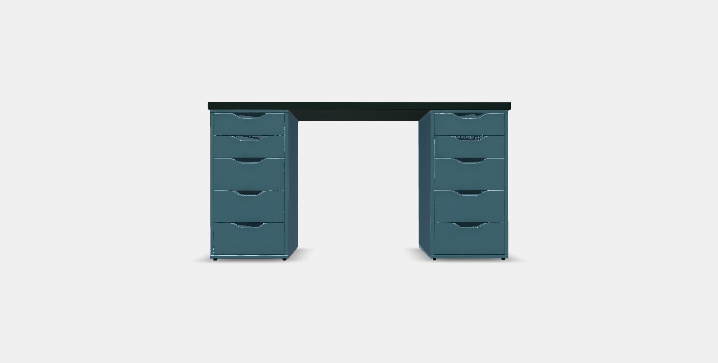 LAGKAPTEN - ALEX desk 7 Low-poly 3D model_10