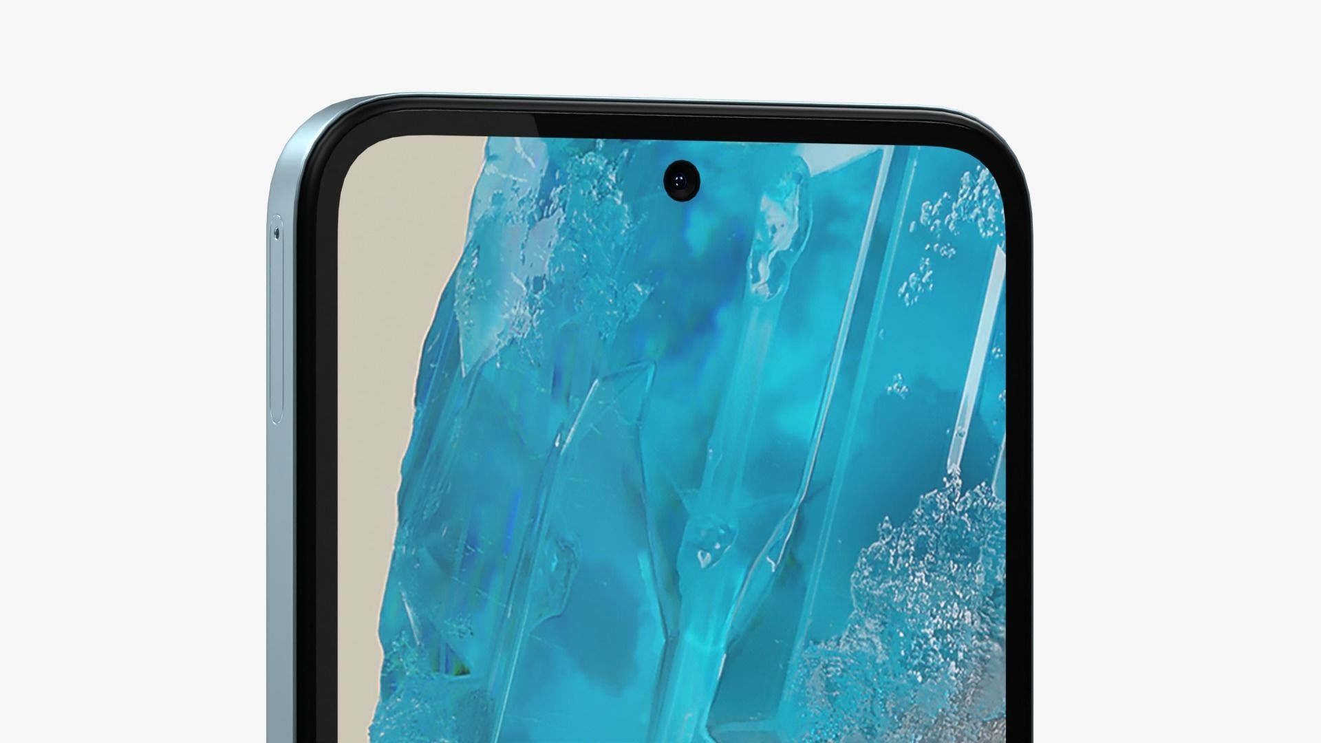 Samsung Galaxy M35 Light Blue Low-poly 3D model_7