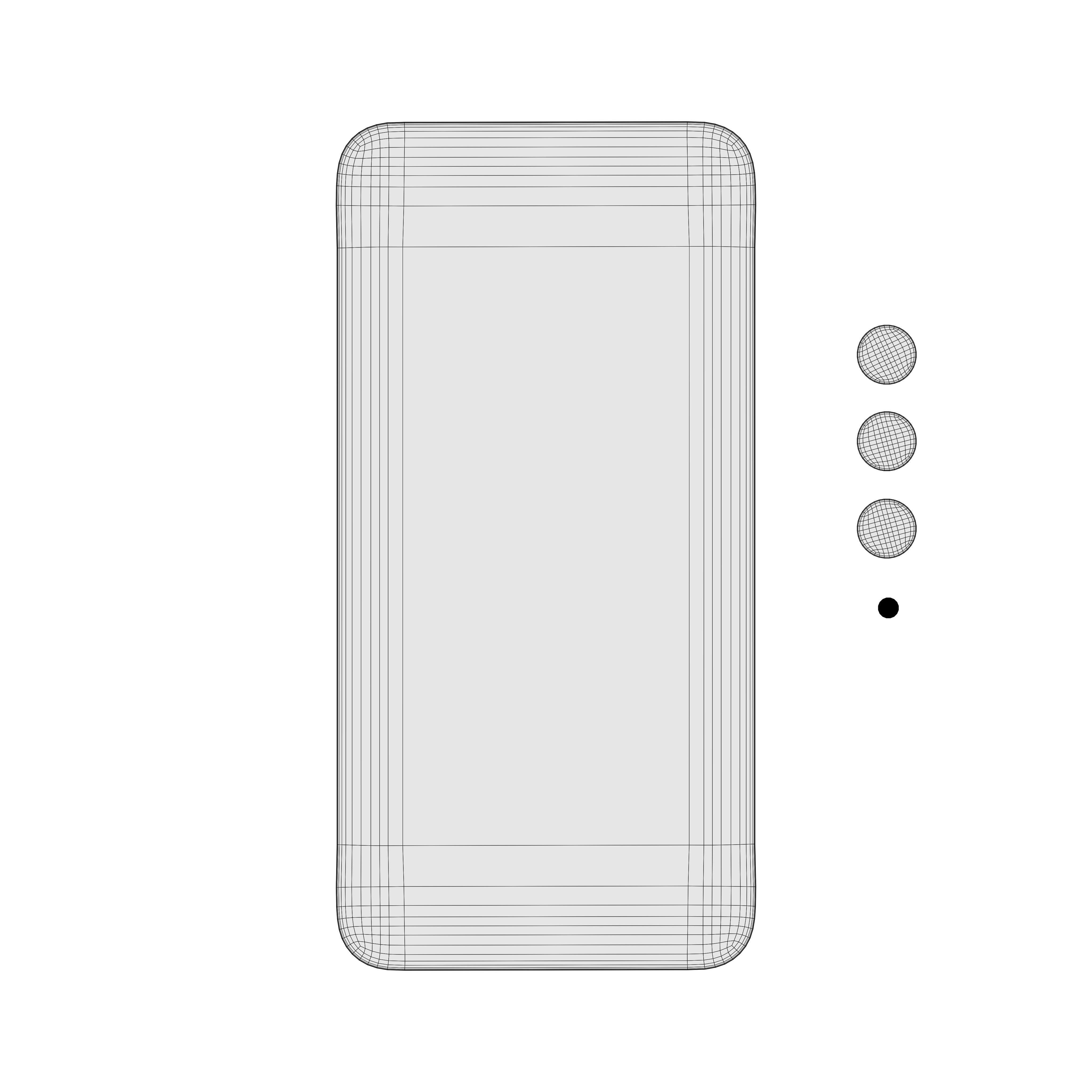 Samsung Galaxy M35 Light Blue Low-poly 3D model_11