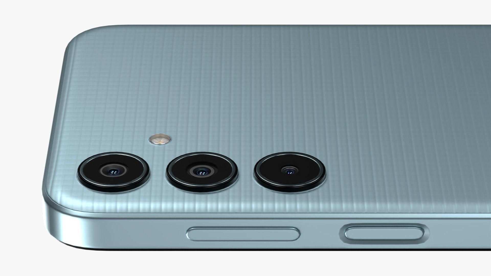 Samsung Galaxy M35 Light Blue Low-poly 3D model_5