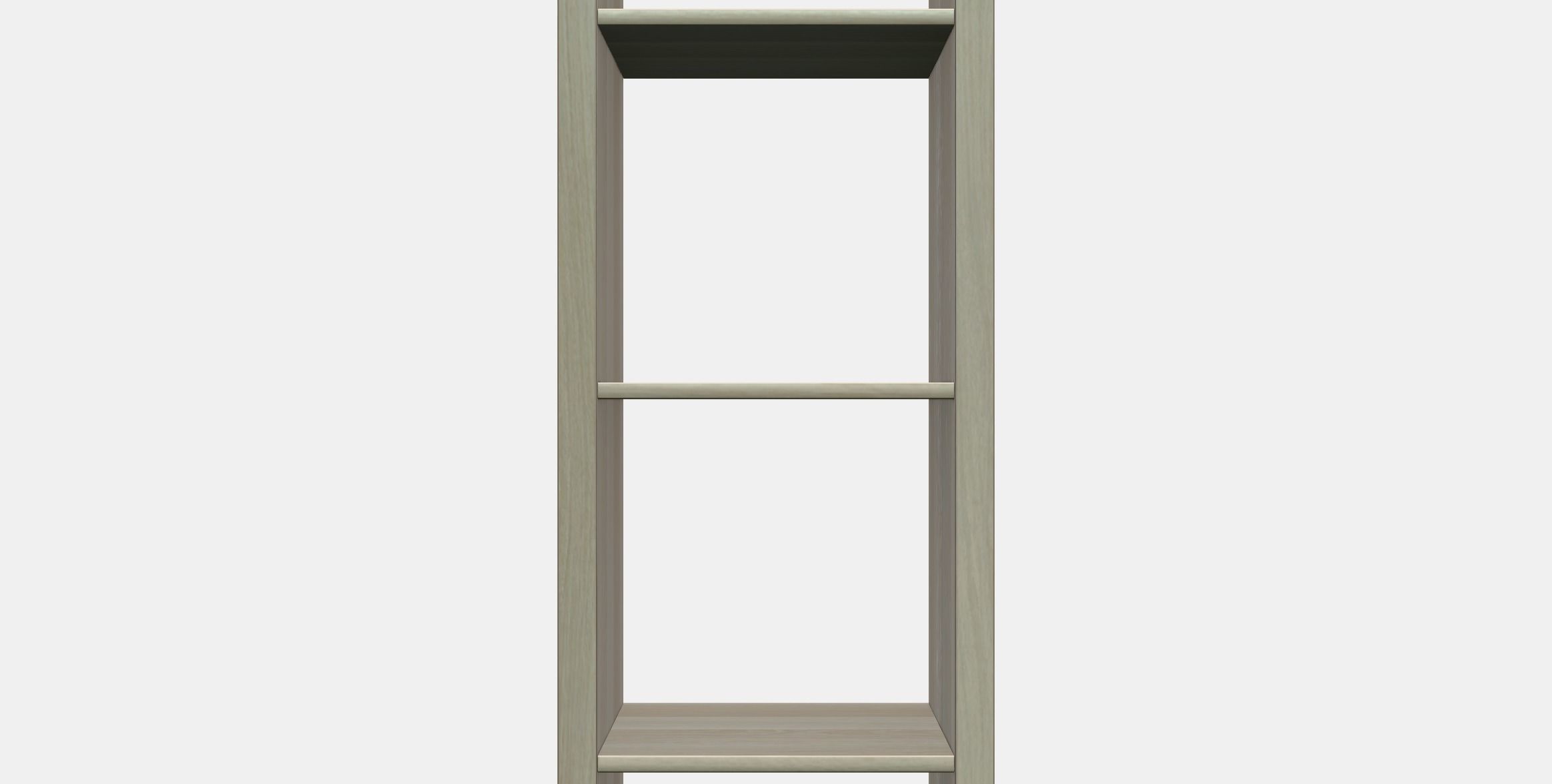 KALLAX Regal 3 Low-poly 3D model_11