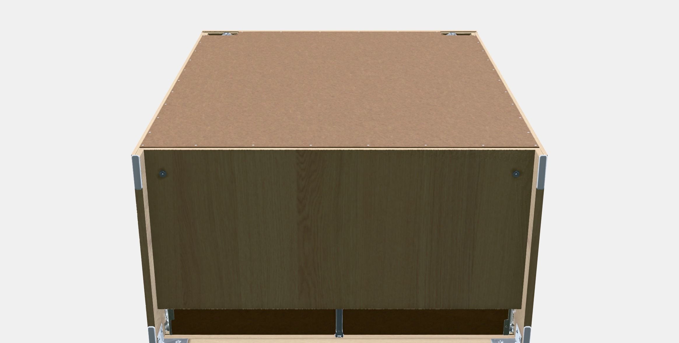 MALM chest of drawers with 4 drawers 2 Low-poly 3D model_7