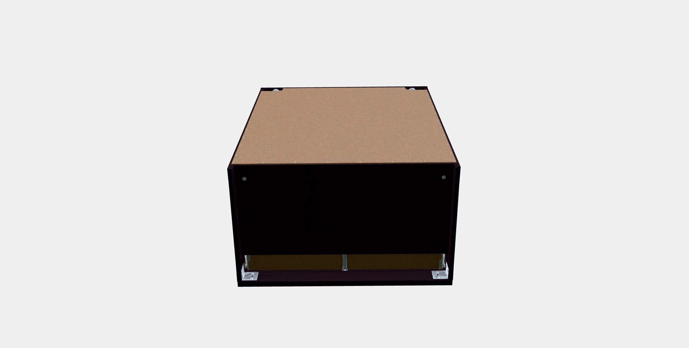 MALM chest of drawers with 4 drawers 3 Low-poly 3D model_6