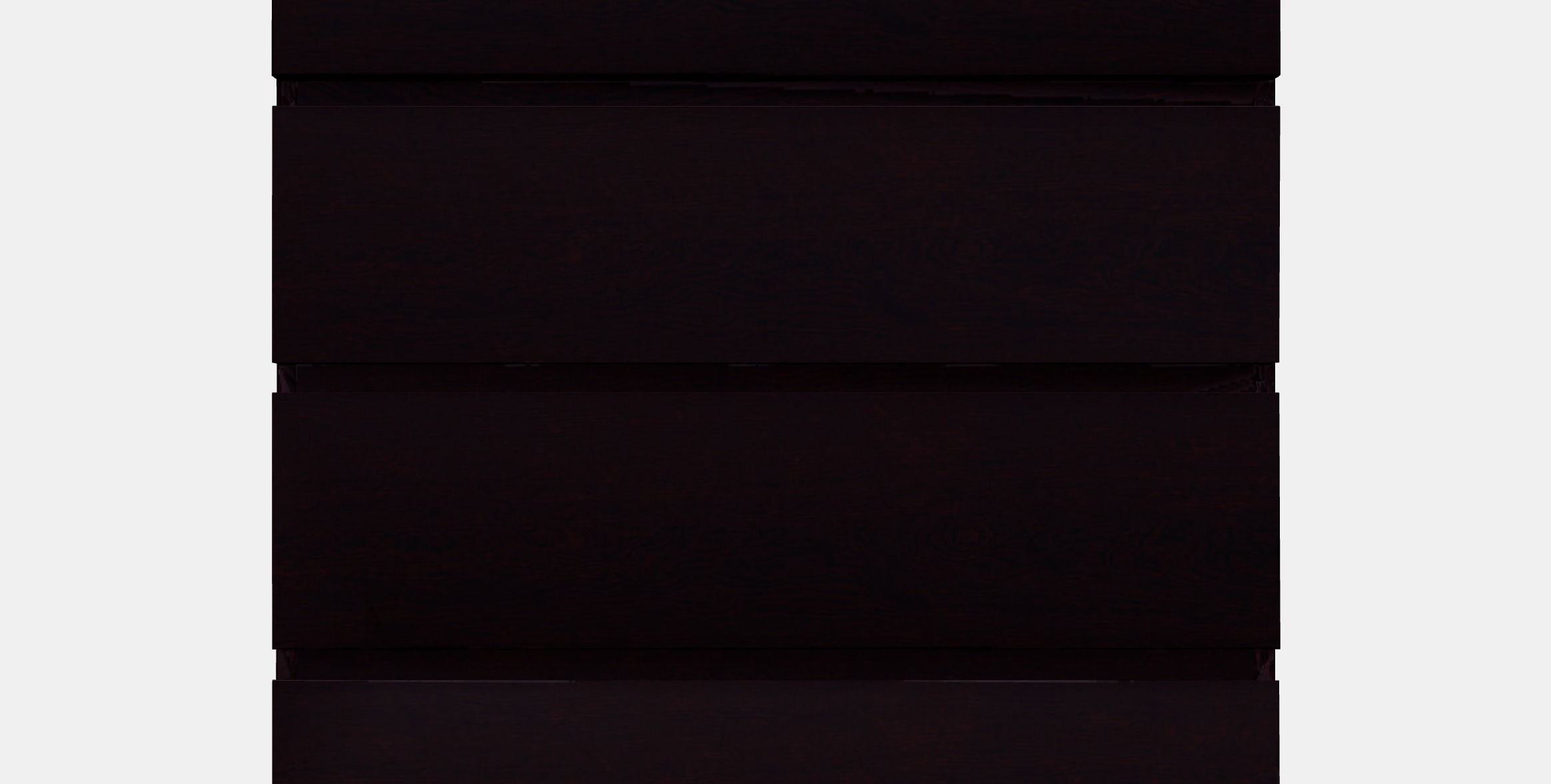 MALM chest of drawers with 4 drawers 3 Low-poly 3D model_11