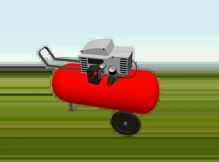 Air Compressor 3D print model_3
