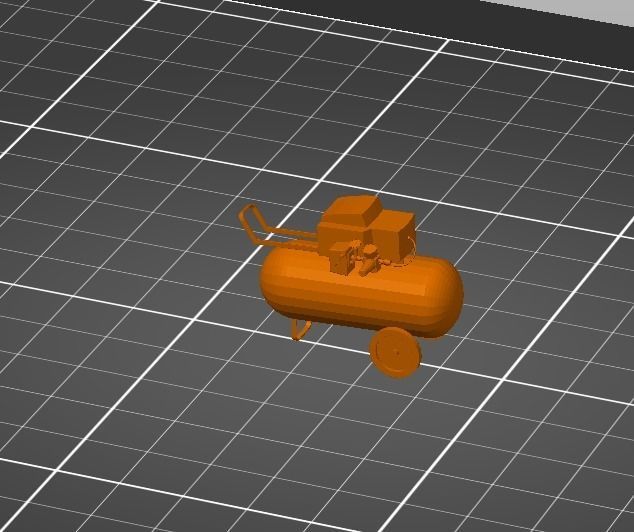 Air Compressor 3D print model_2