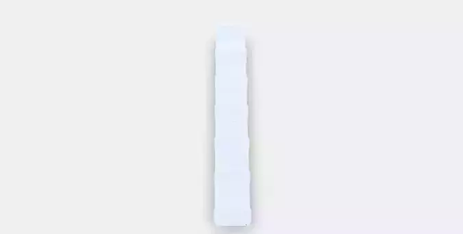 LACK wall shelf 7 Low-poly 3D model