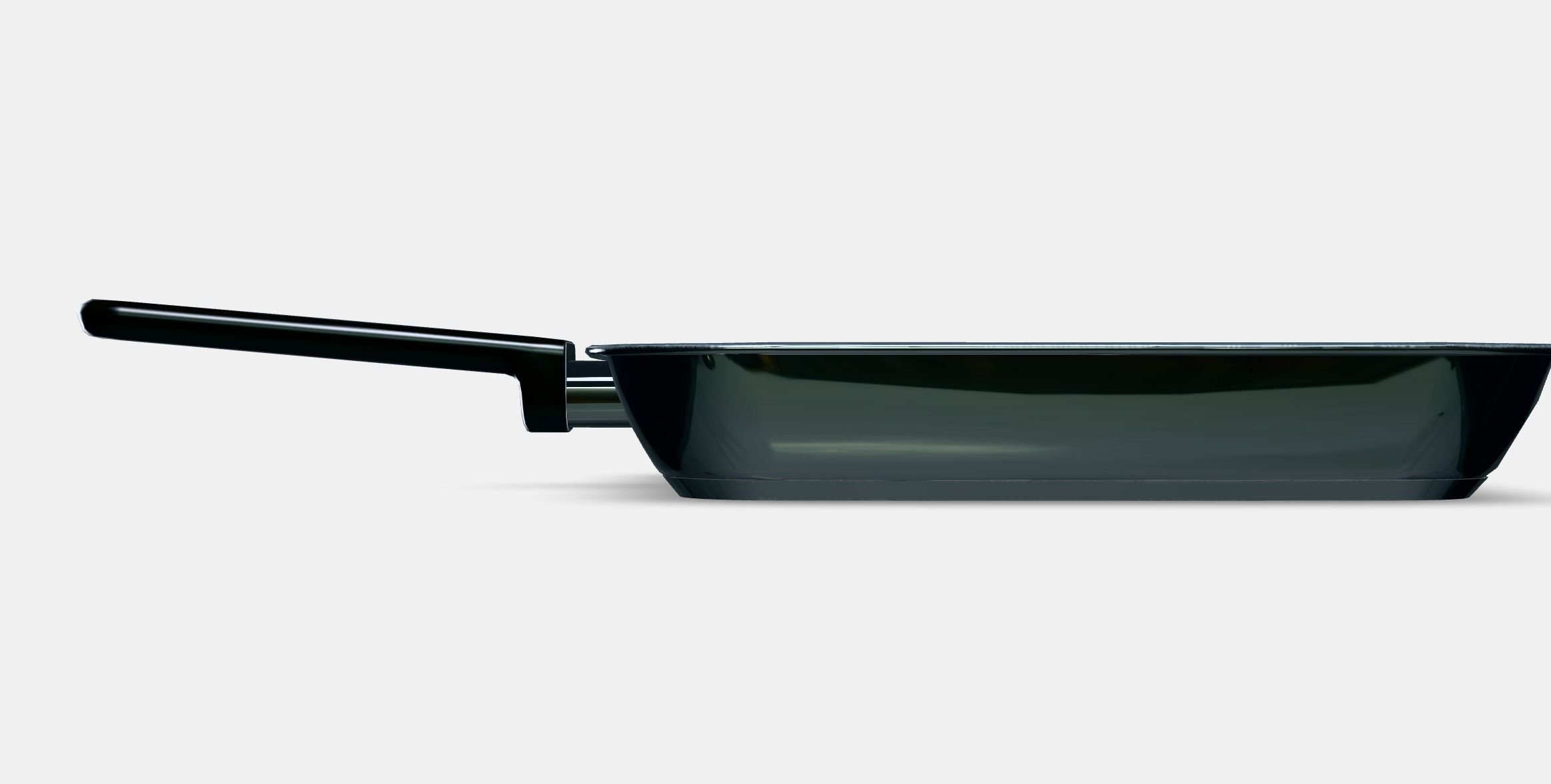 LUNCH Grill pan Low-poly 3D model_11