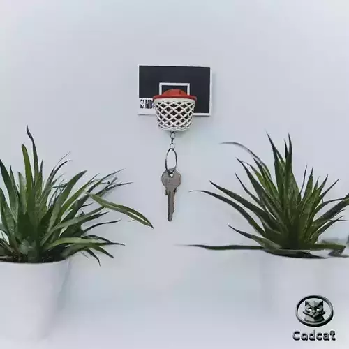 Basketball Keychain Holder