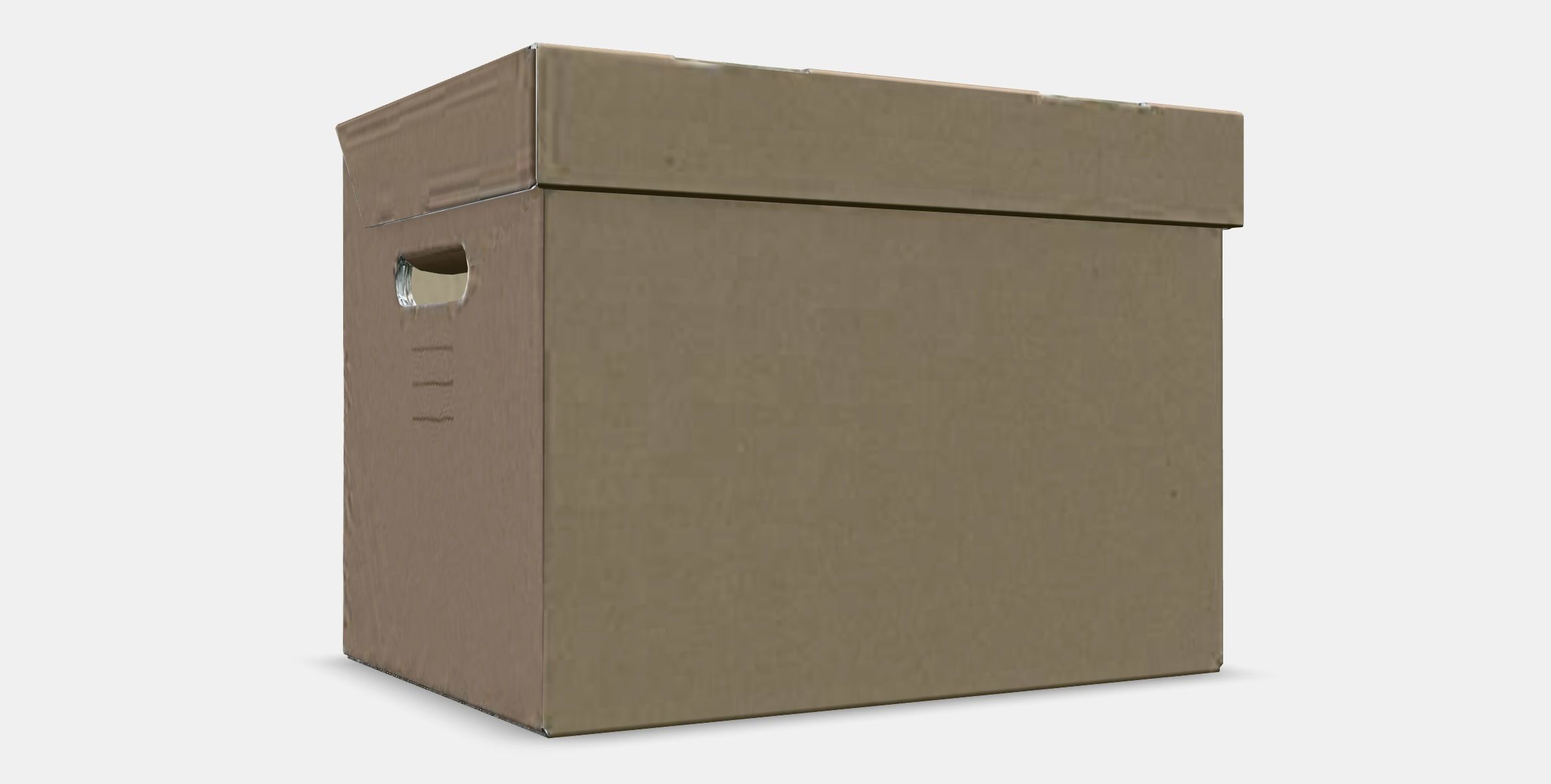 PAPPIS box with lid Low-poly 3D model_10