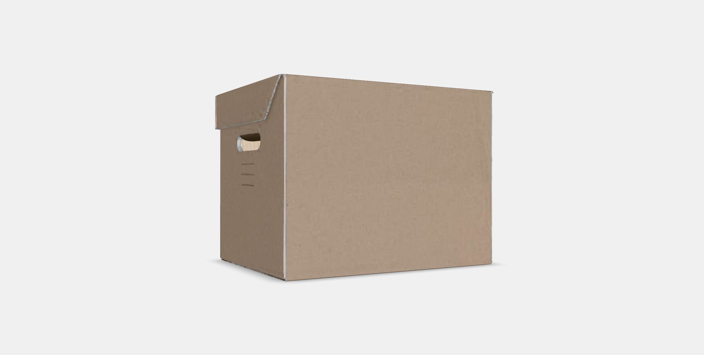 PAPPIS box with lid Low-poly 3D model_16