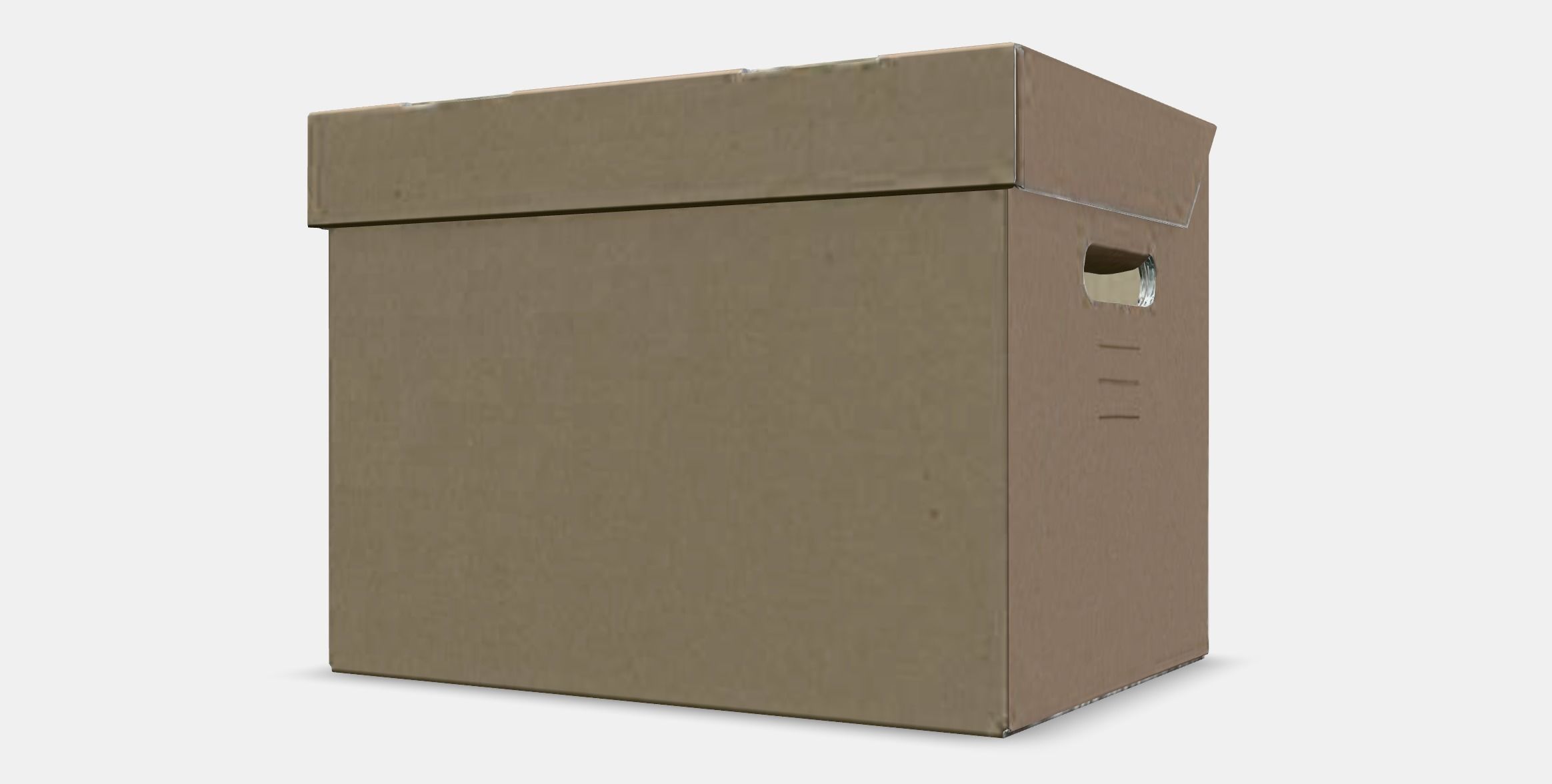 PAPPIS box with lid Low-poly 3D model_13