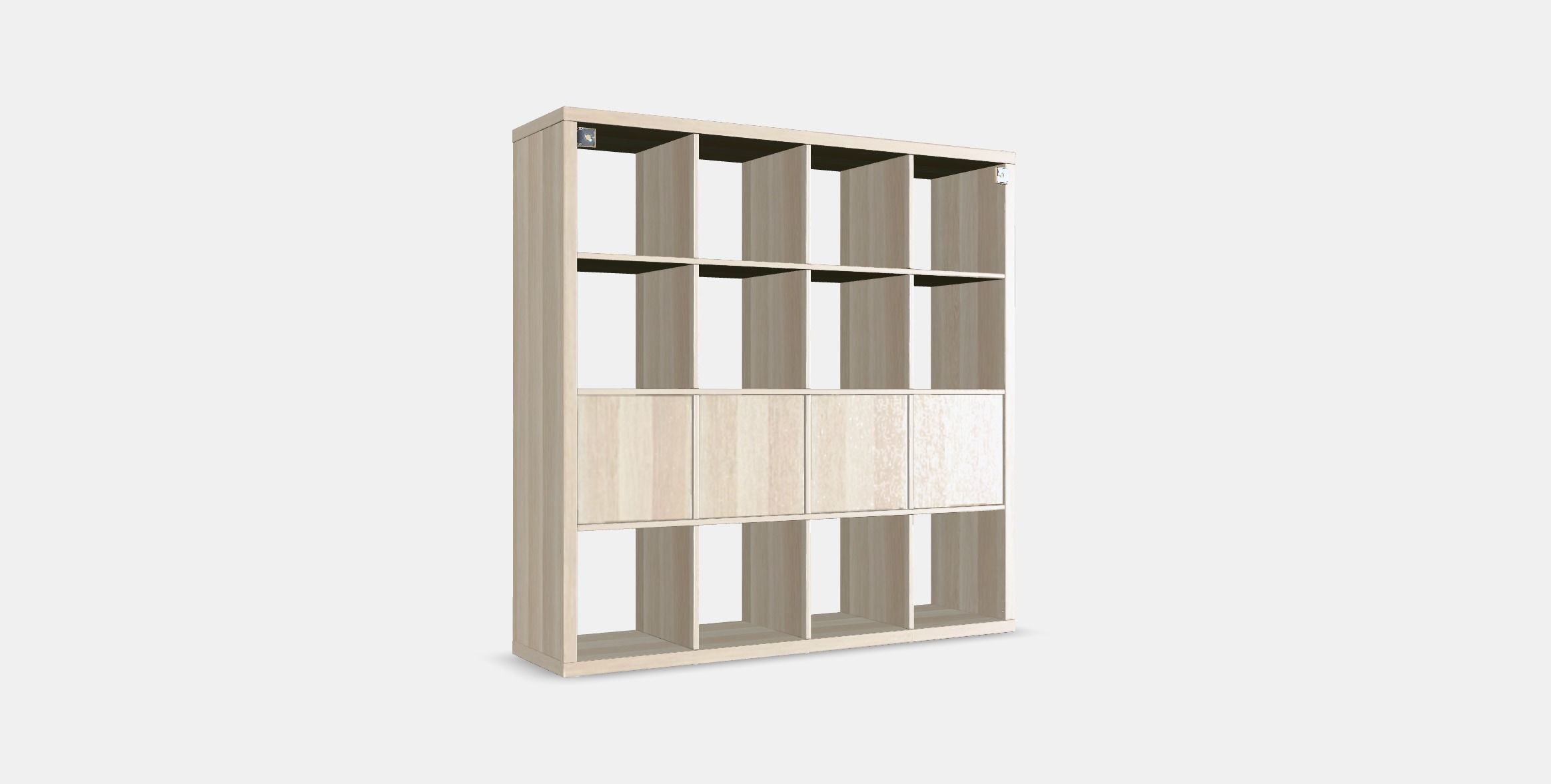 KALLAX shelf with 4 inserts 1 1 Low-poly 3D model_16