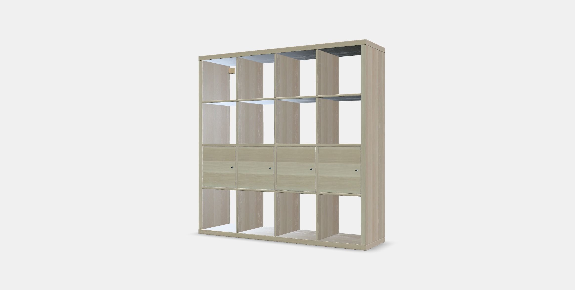KALLAX shelf with 4 inserts 1 1 Low-poly 3D model_12