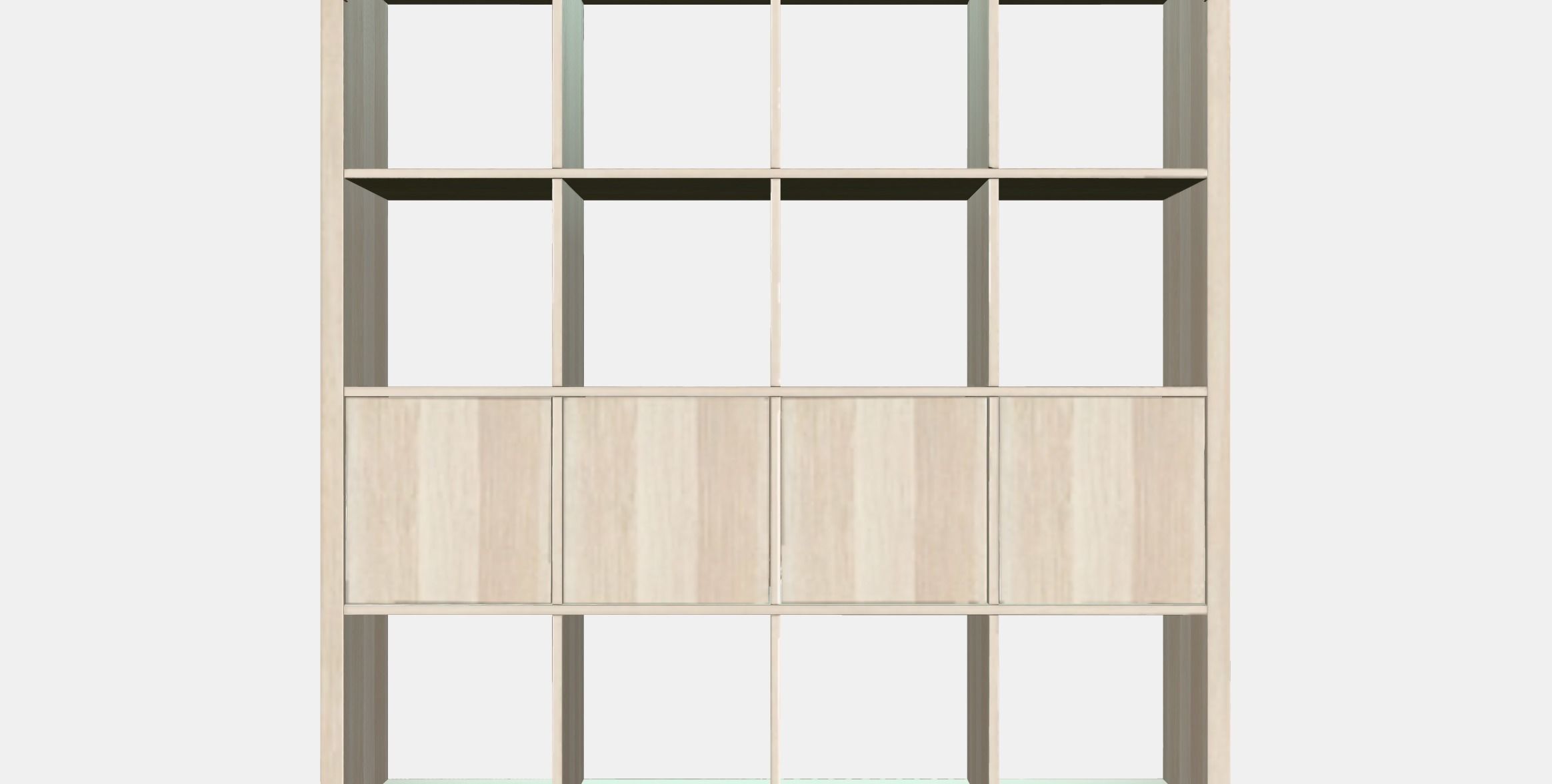 KALLAX shelf with 4 inserts 1 1 Low-poly 3D model_15