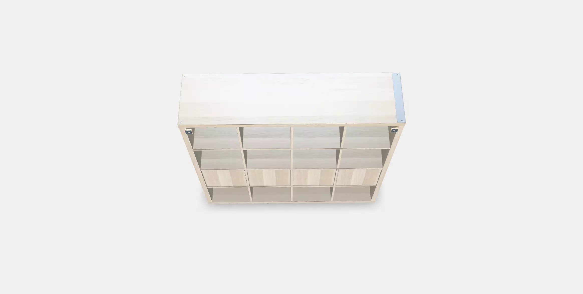 KALLAX shelf with 4 inserts 1 1 Low-poly 3D model_0
