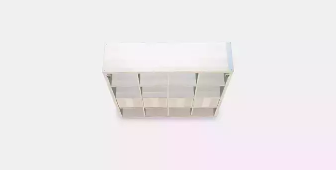 KALLAX shelf with 4 inserts 1 1 Low-poly 3D model