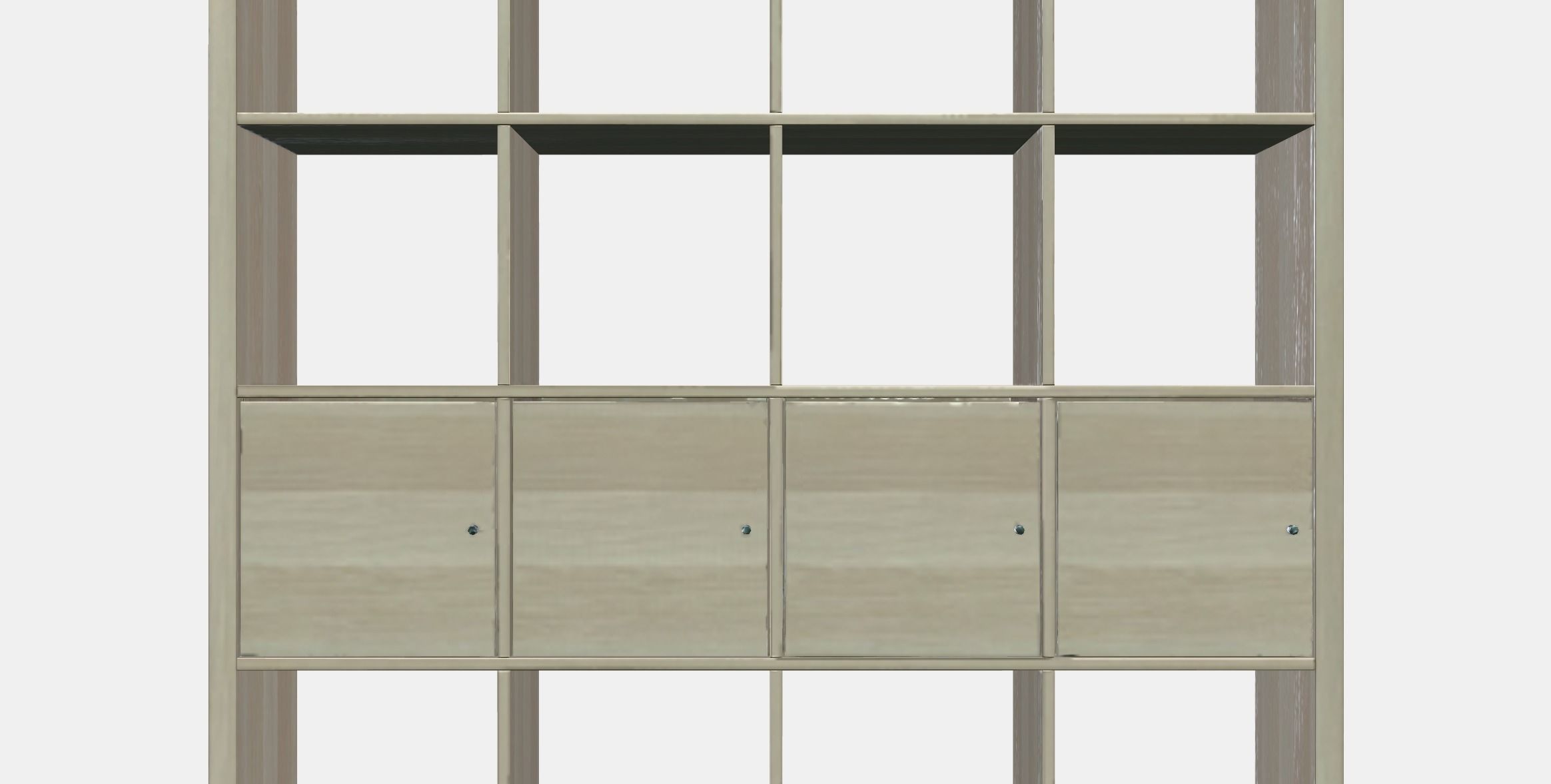 KALLAX shelf with 4 inserts 1 1 Low-poly 3D model_10