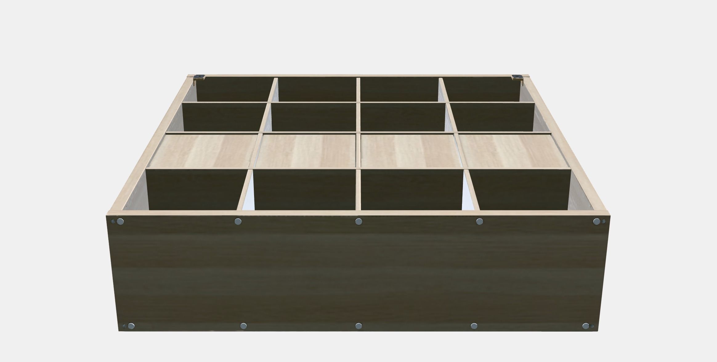 KALLAX shelf with 4 inserts 1 1 Low-poly 3D model_11