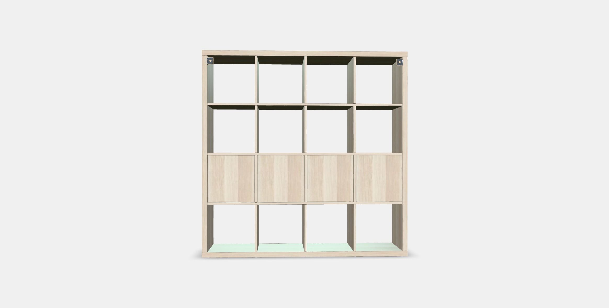 KALLAX shelf with 4 inserts 1 1 Low-poly 3D model_14