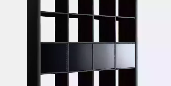 KALLAX shelf with 4 inserts 1