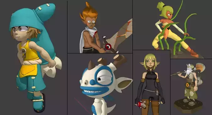 Wakfu Collection 3D print model