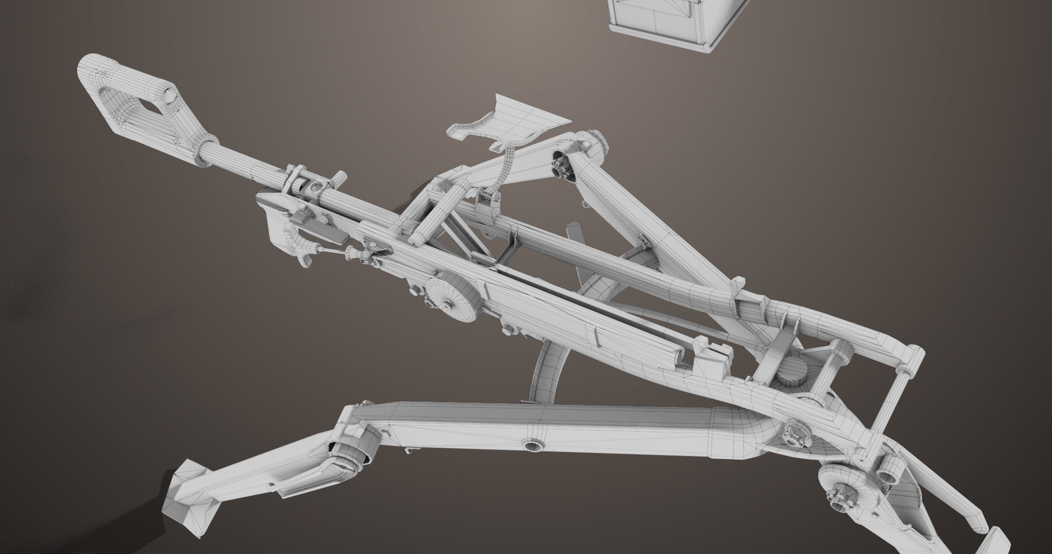 Machine Guns 05 All PBR Unity UE Textures Included Low-poly 3D model_59